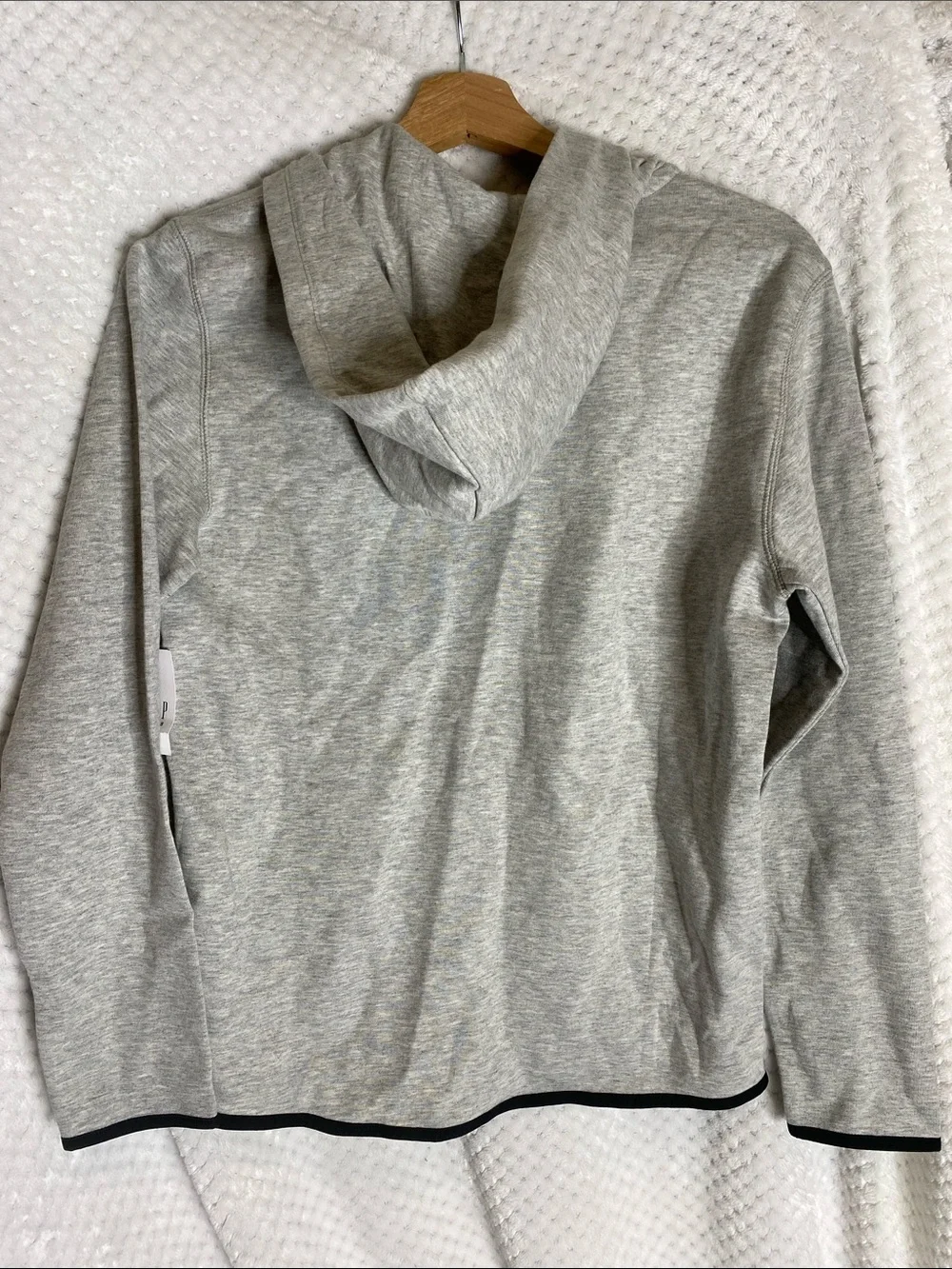 GAP Fit Light Heather Gray Zip Boys Hoodie